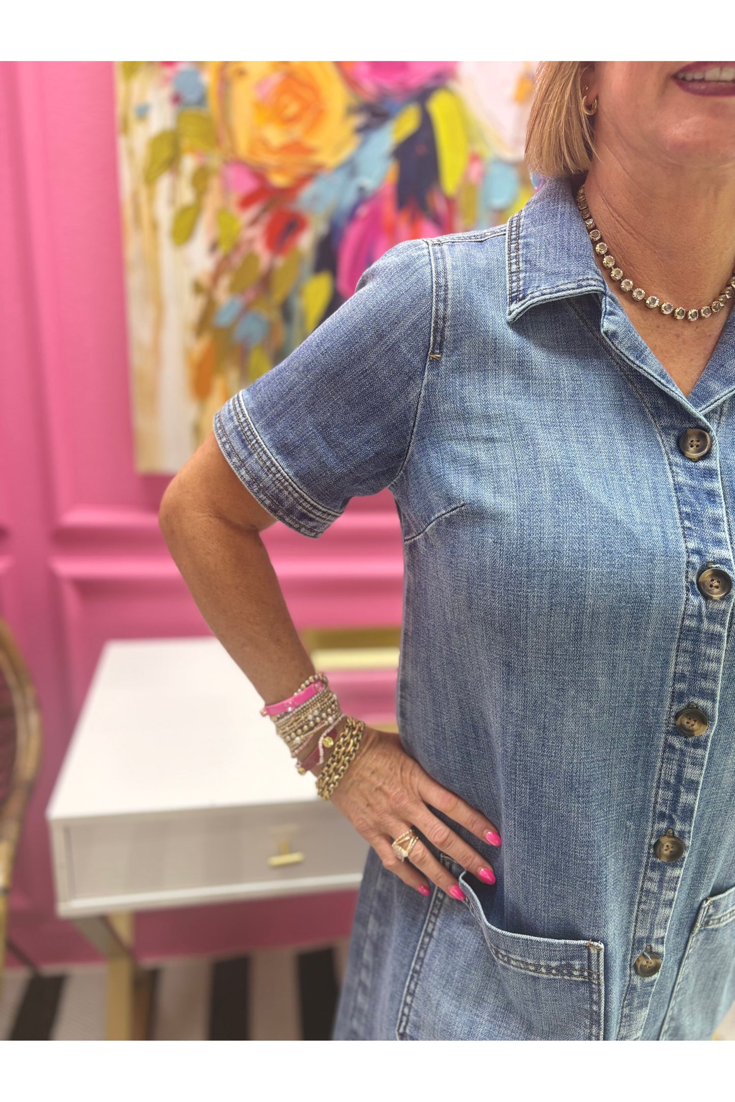 KFK Parker Denim Dress