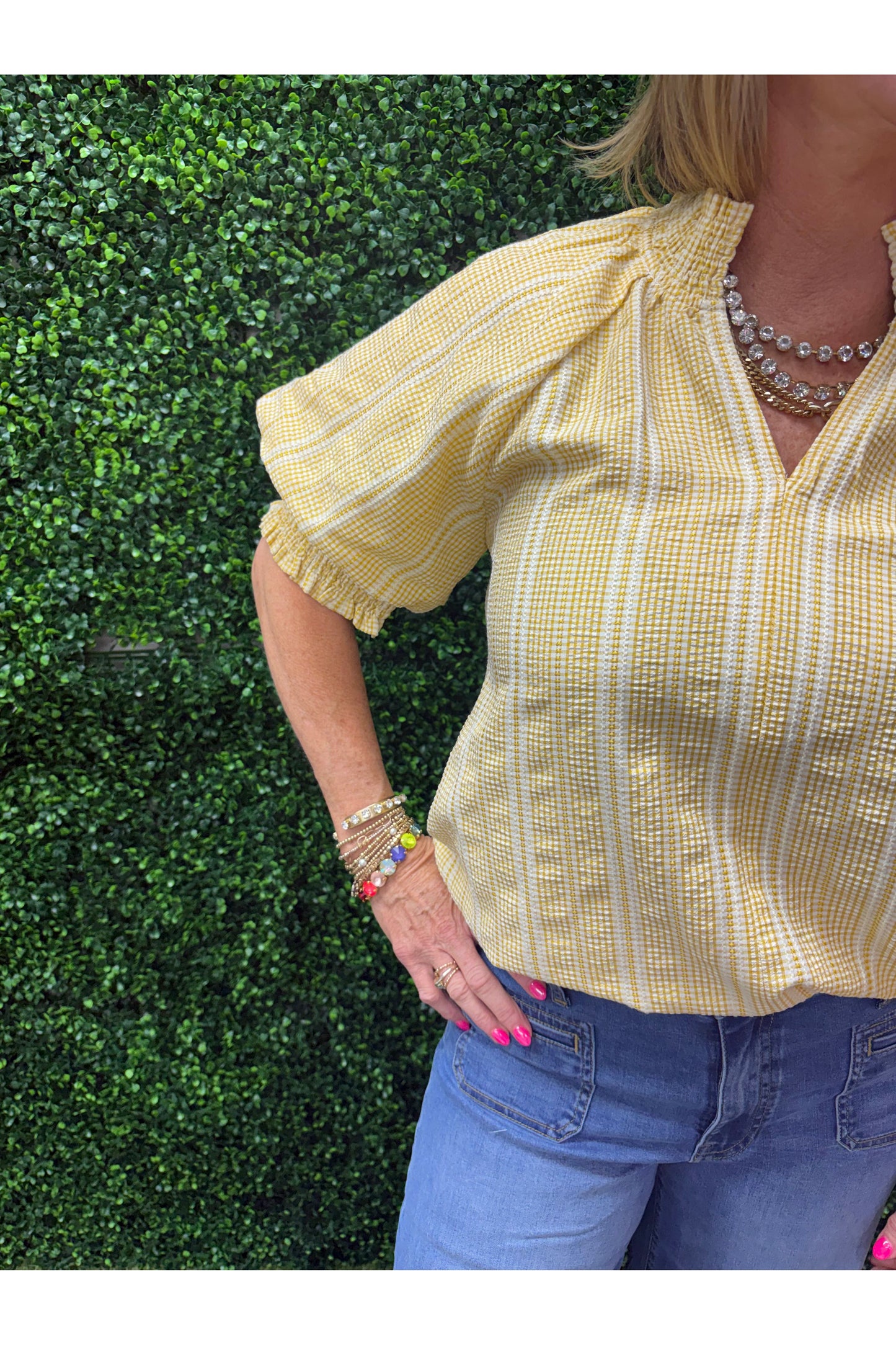 Sunny Short Sleeve Blouse