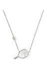 KS Silver Ivory Mother Of Pearl Necklace