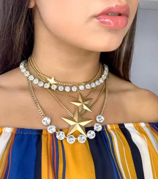 Tova Brazil 3 Star Necklace