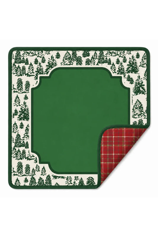 Vintage Twinkle Double Sided Holiday Mahjong Mat
