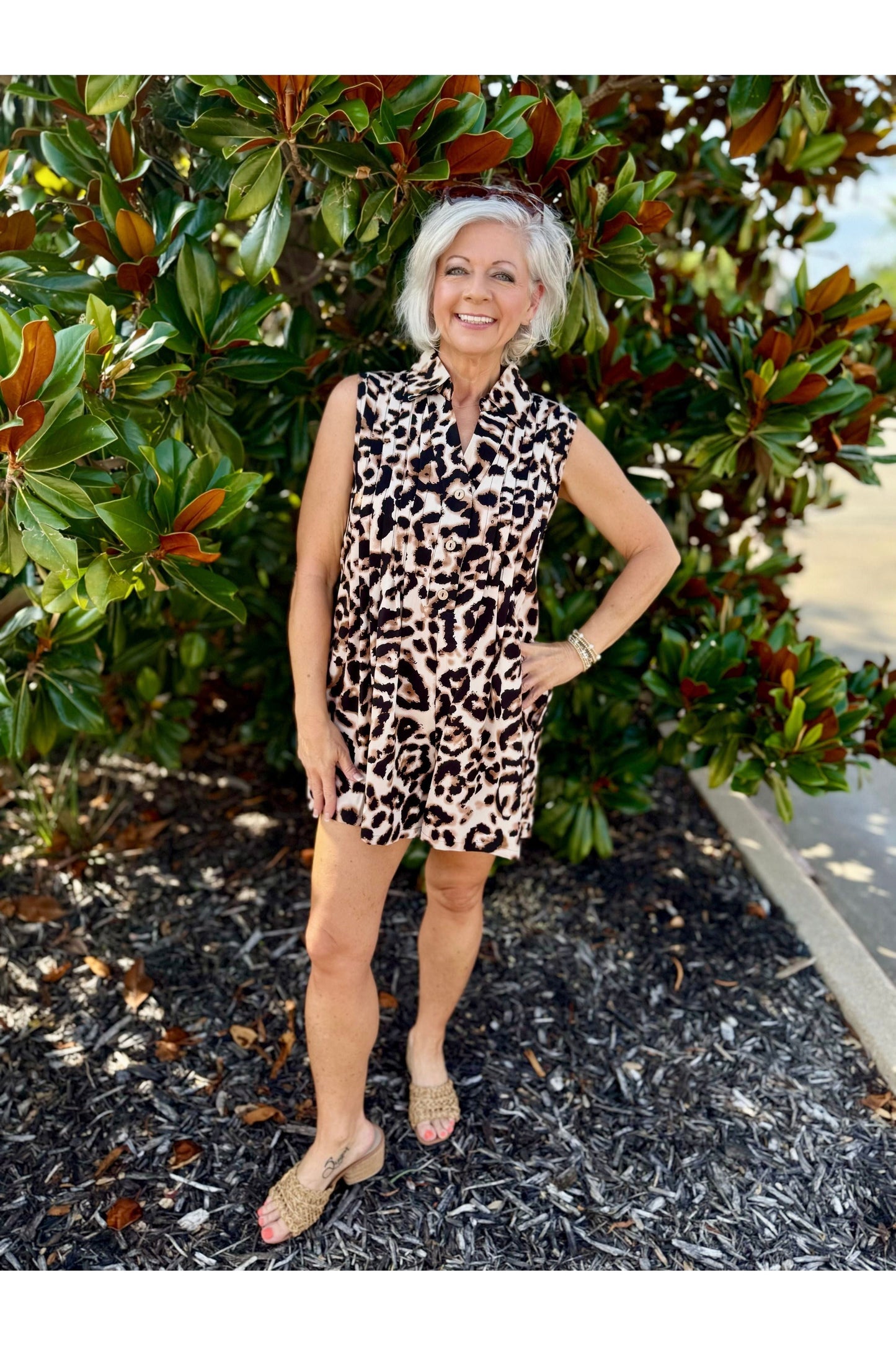 Leopard Print Romper