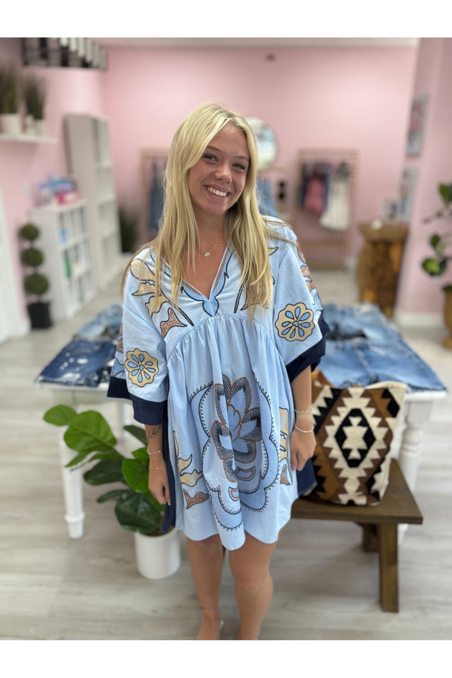 Sydney Embroidered Dress