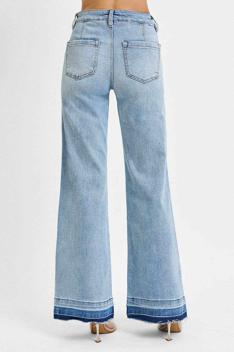 High Rise Wide Leg Jeans