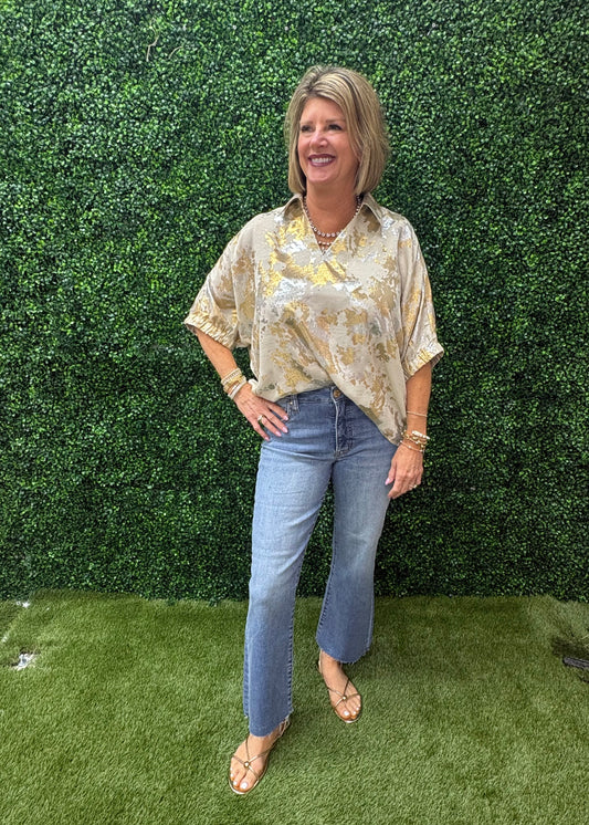 Laurel Pearl Dolman Sleeve Blouse