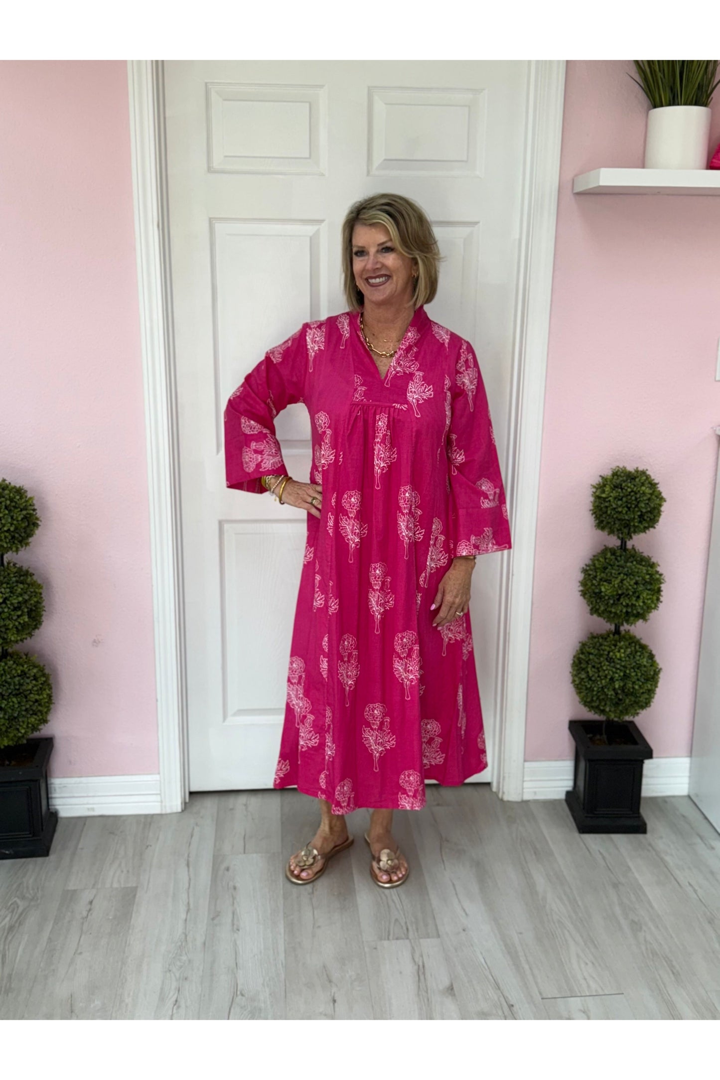 Rosie Pink Caftan
