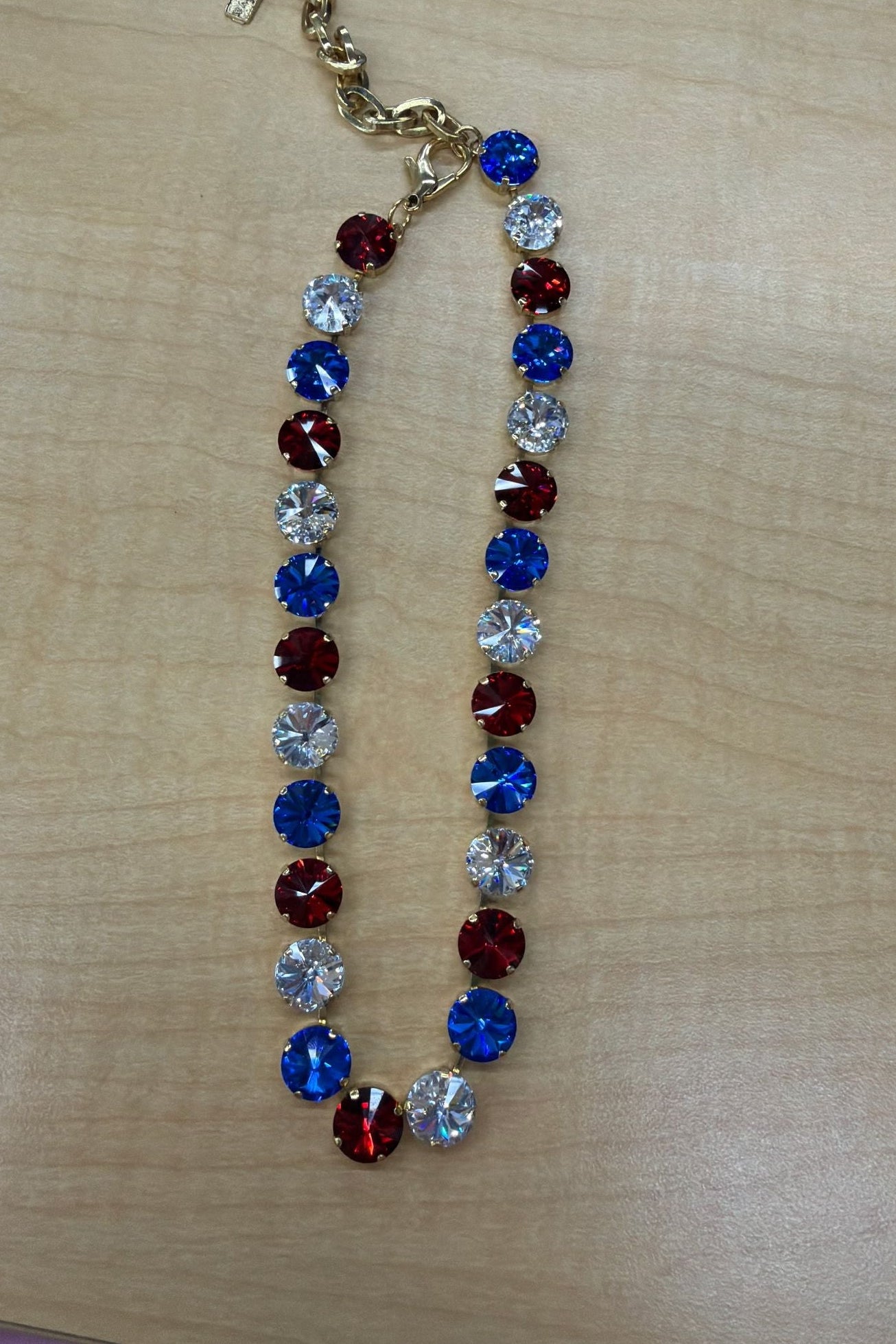 Tova Sophia Necklace Red, White & Blue