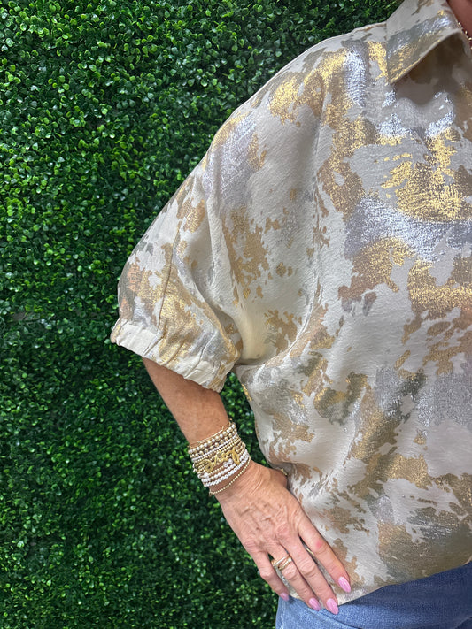 Laurel Pearl Dolman Sleeve Blouse