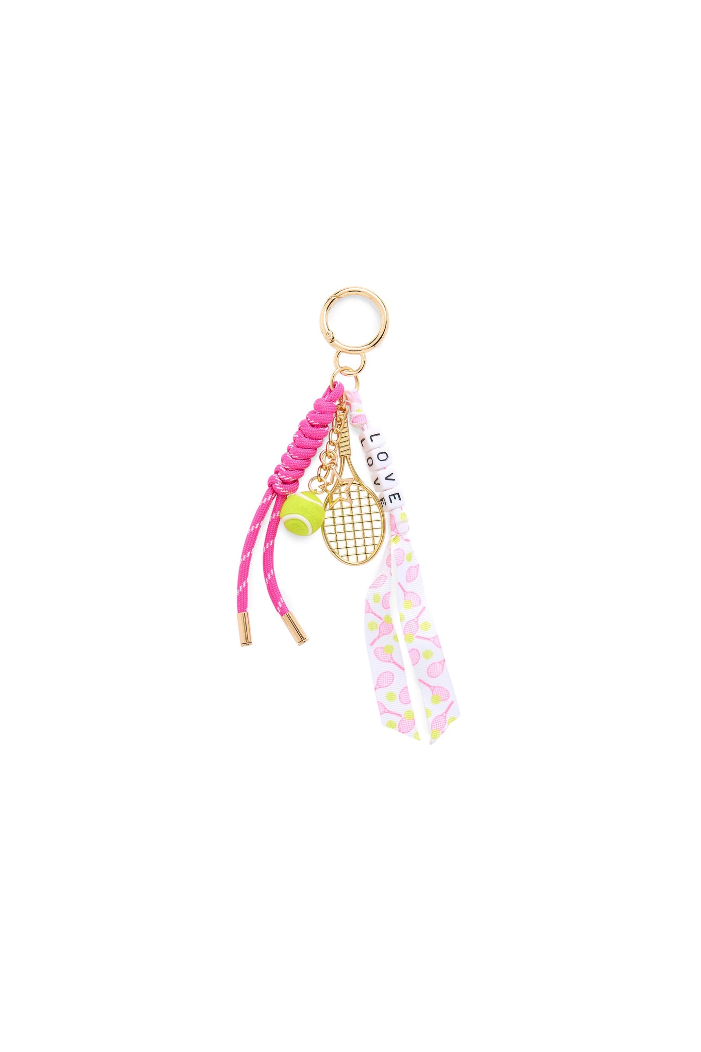 "LOVE" Tennis Bag Charm/Keychain