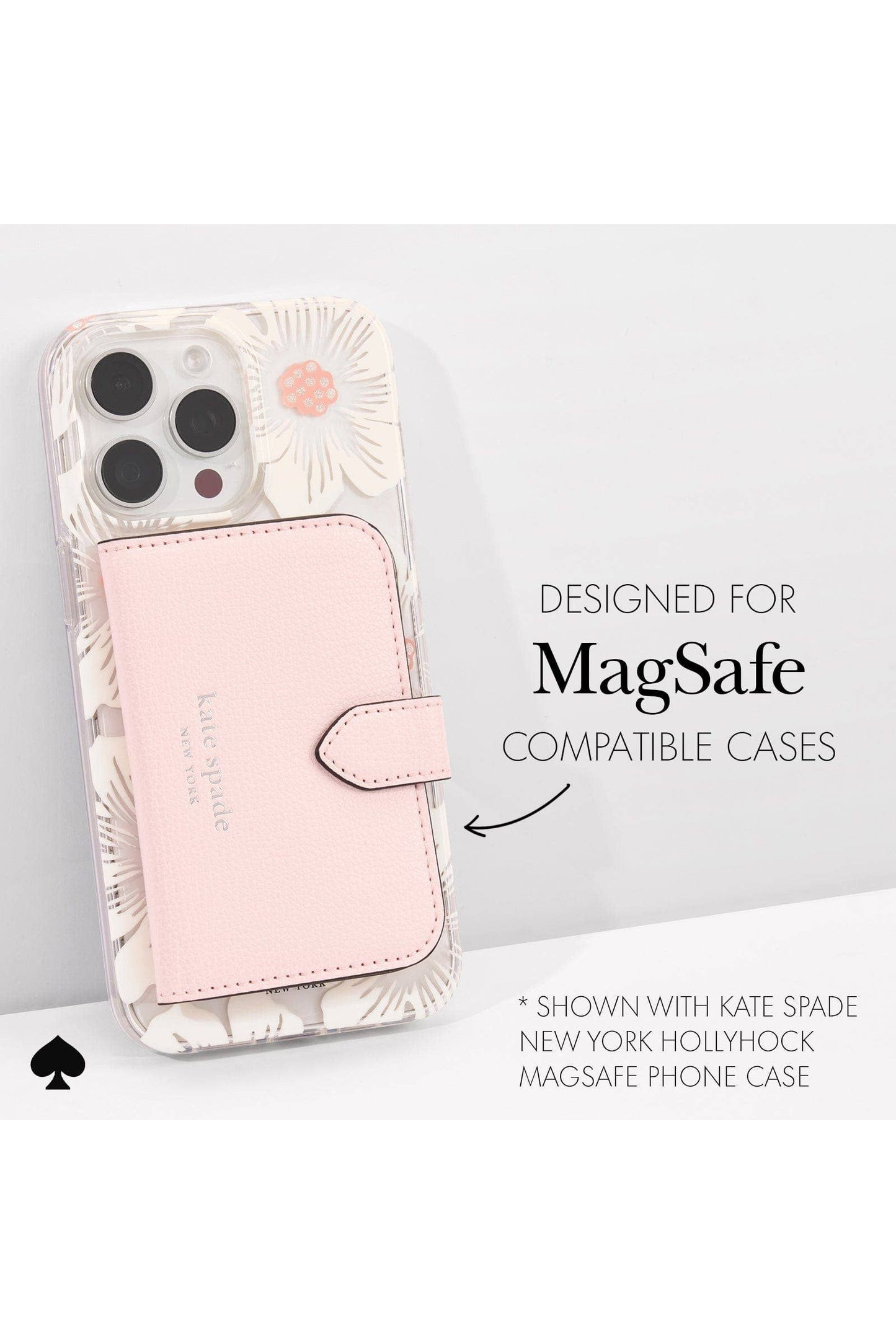Kate Spade NY Morgan MagSafe Wallet Chalk Pink
