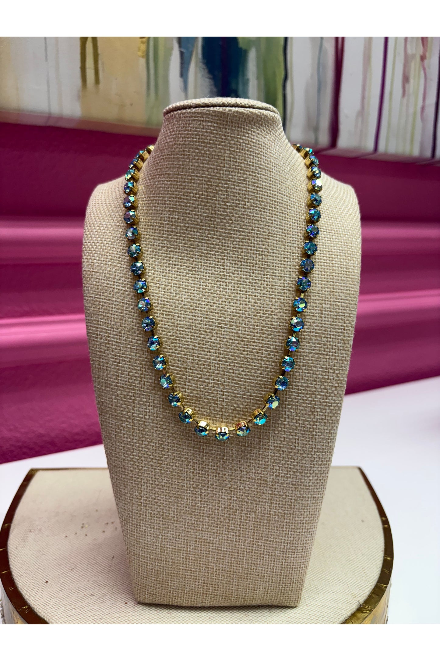 Tova Sarina Necklace In Solids- Aquamarine