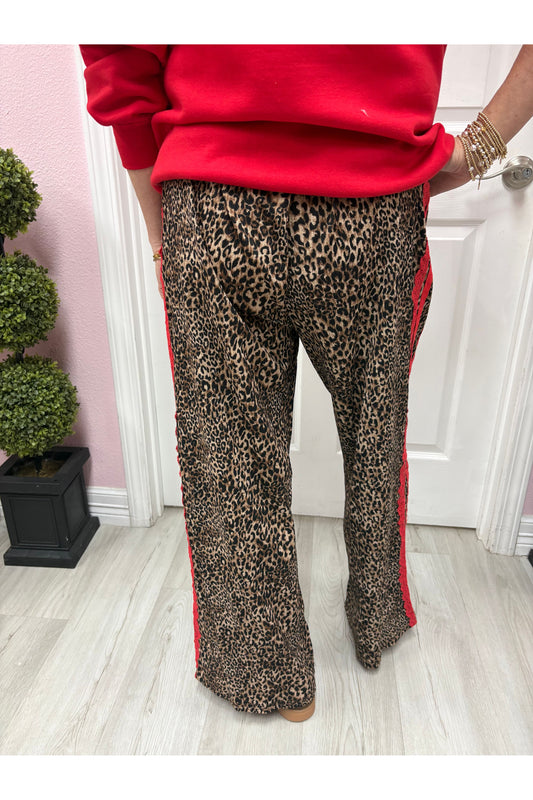 Lace & Leopard Sporty Pants