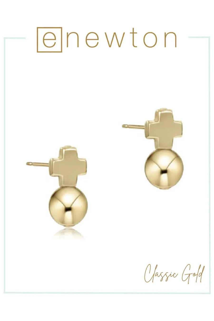 enewton Signature Cross Earrings