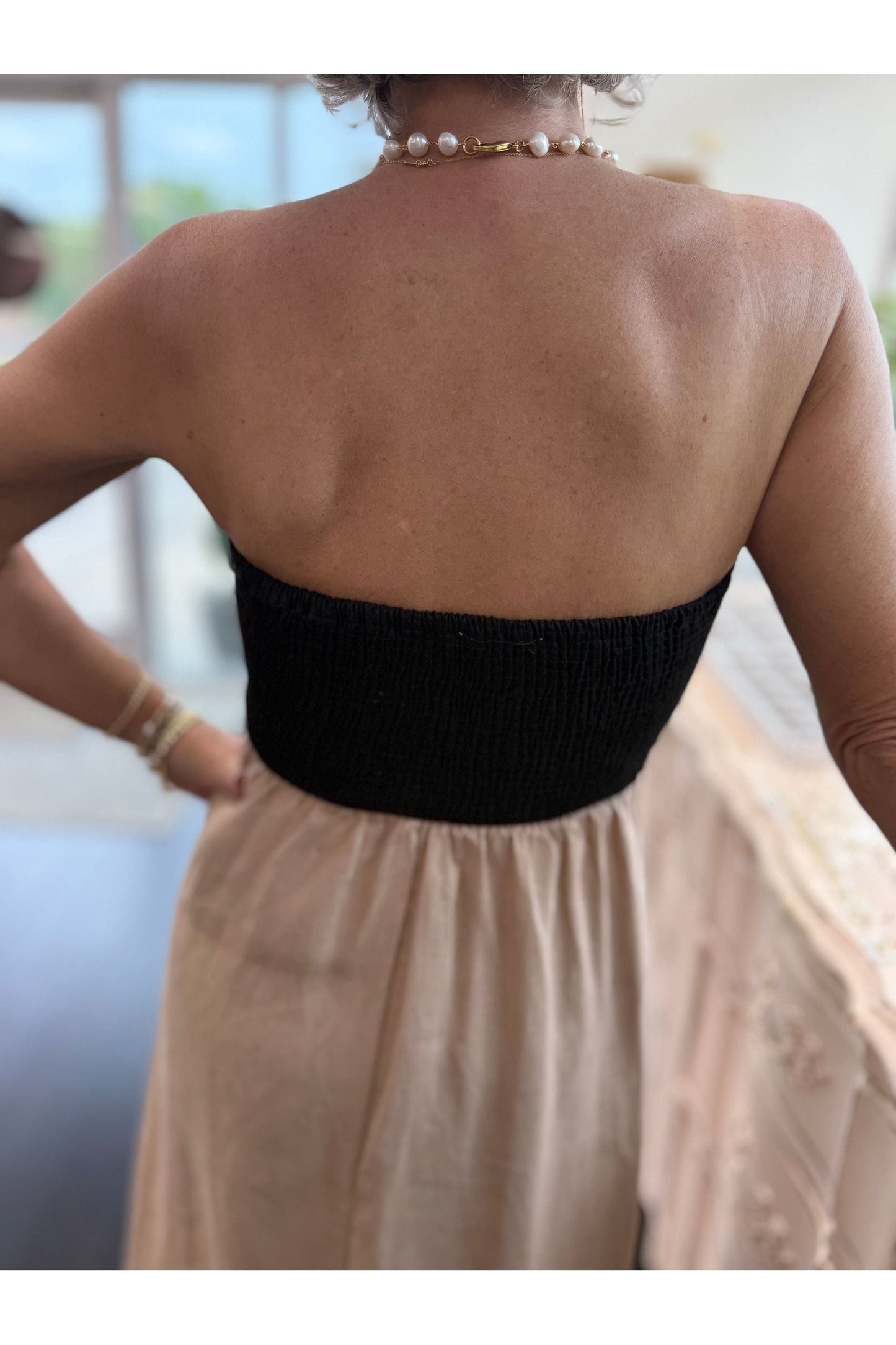 Glam Color Block Maxi