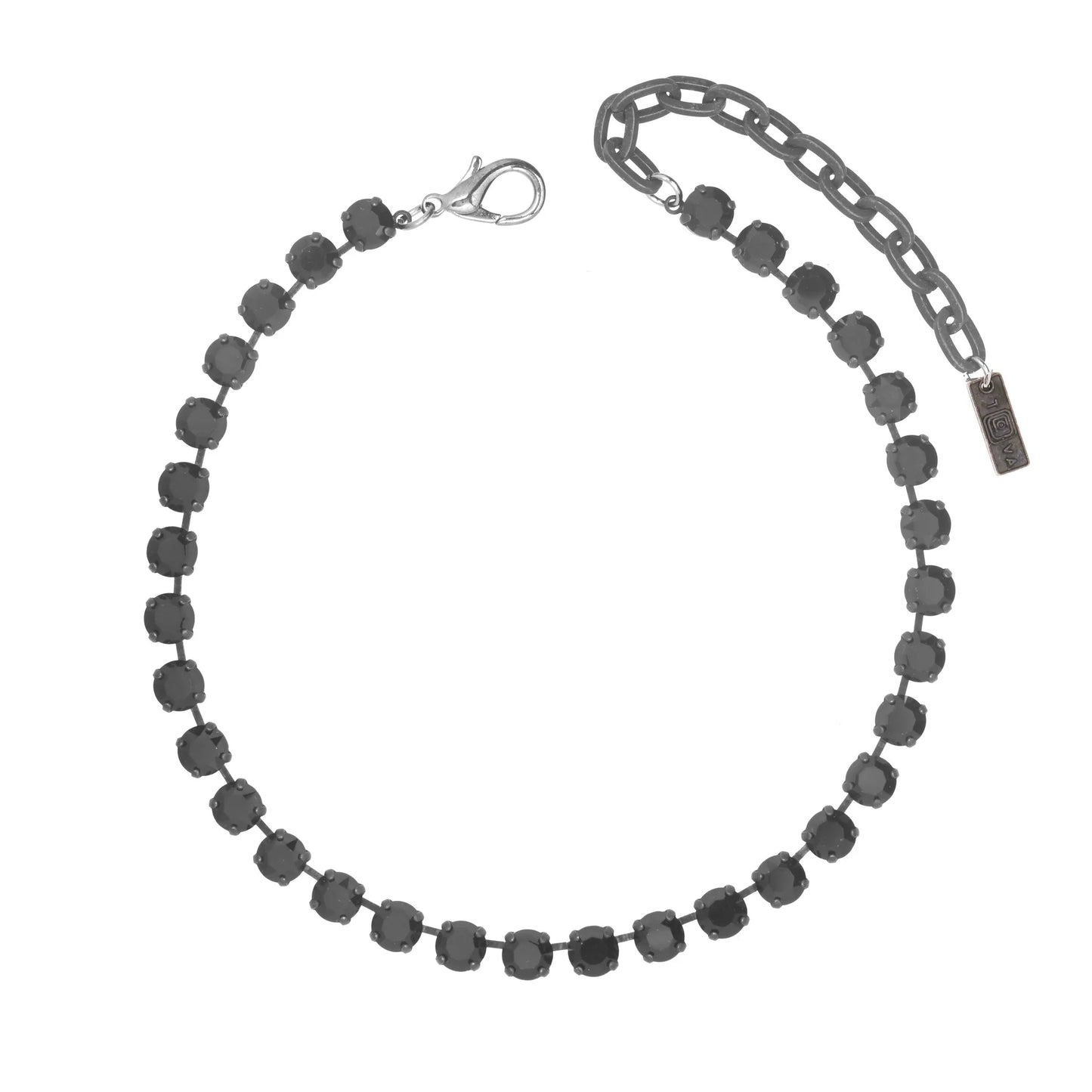 P Tova Oakland Necklace In Smutt Jet