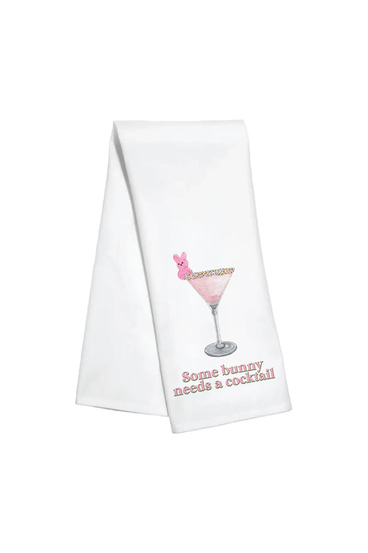 Some Bunny Needs A Cocktail Kitchen Towel