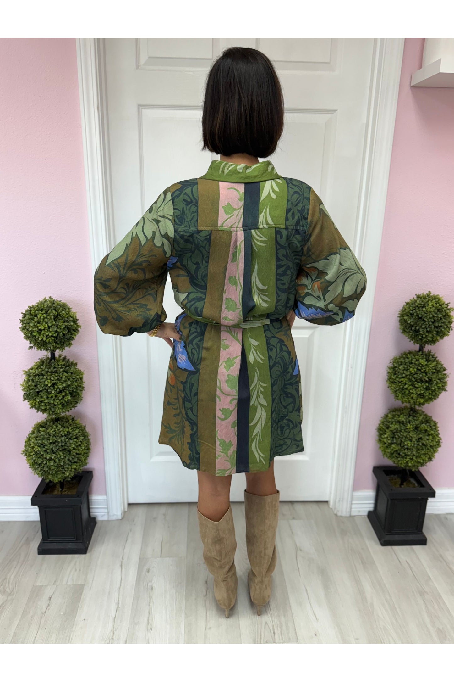 Grace Botanical Print Dress