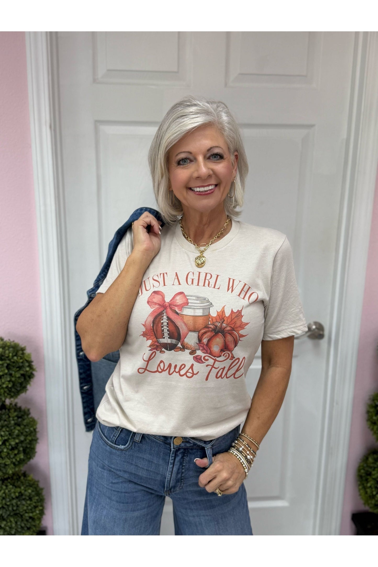 Just A Girl Who Loves Fall Tee