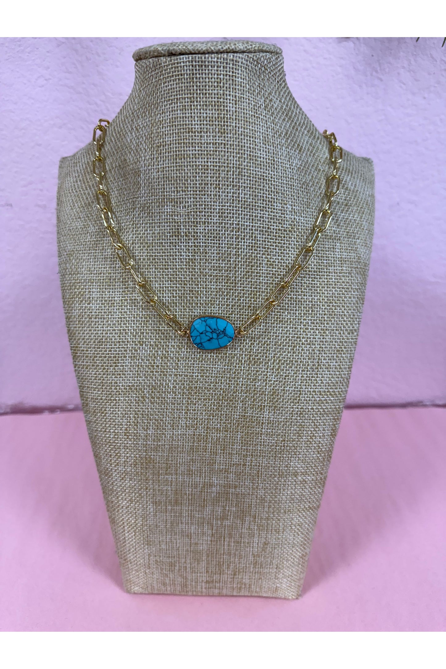 Turquoise Gemstone Necklace