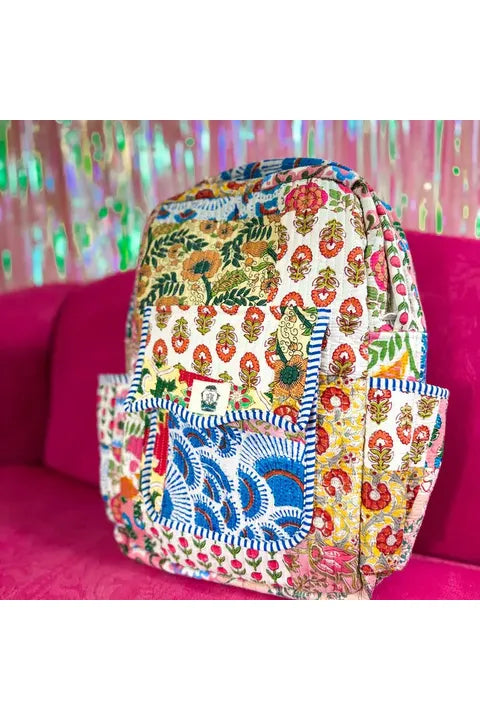Wildflower Quilted Backpack