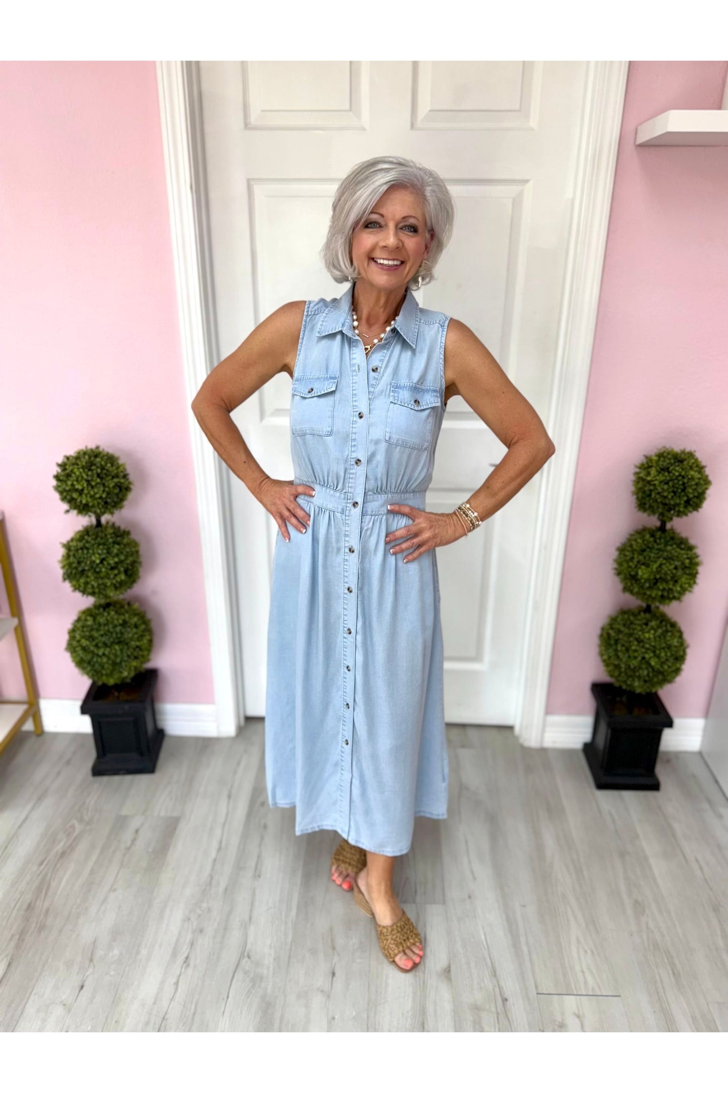 KFK Dorothy Button Down Dress