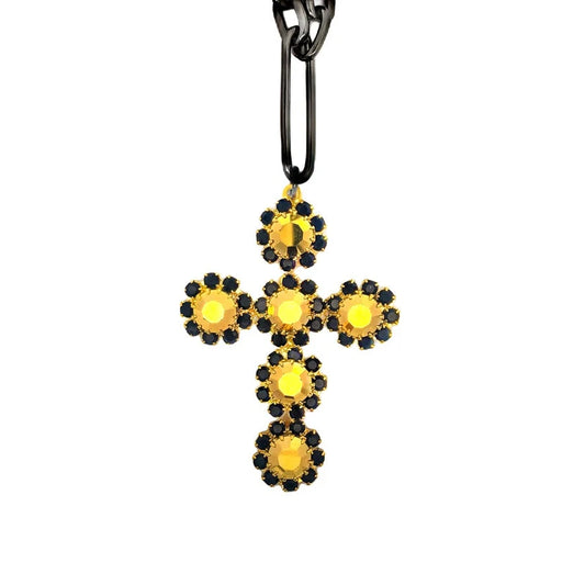 Tova Madonna Necklace Metallic Gold