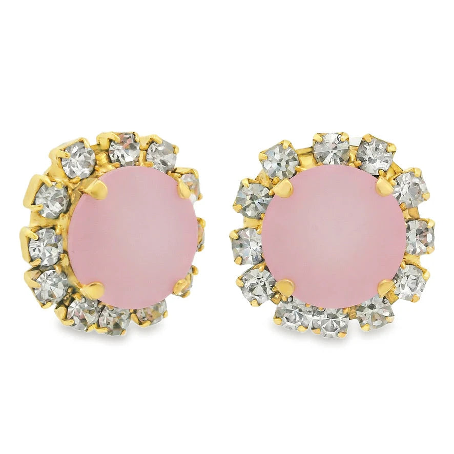 Tova Rayna Earrings Opal Petal Pink