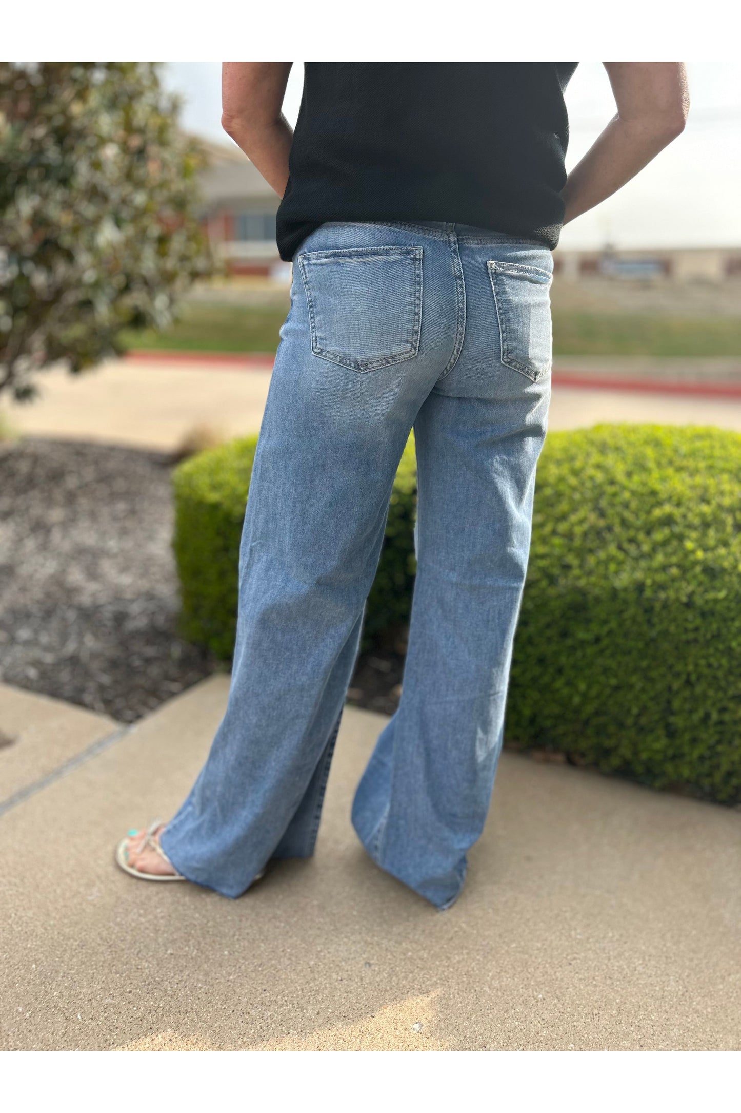 Tummy Control Pallazzo Jeans