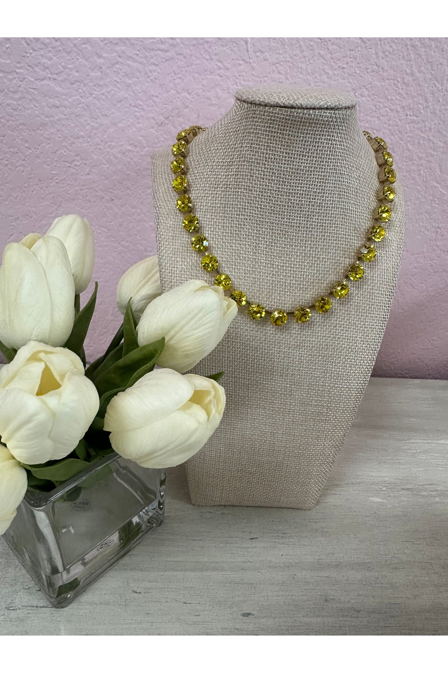 Tova Oakland Necklace - Bright Yellow