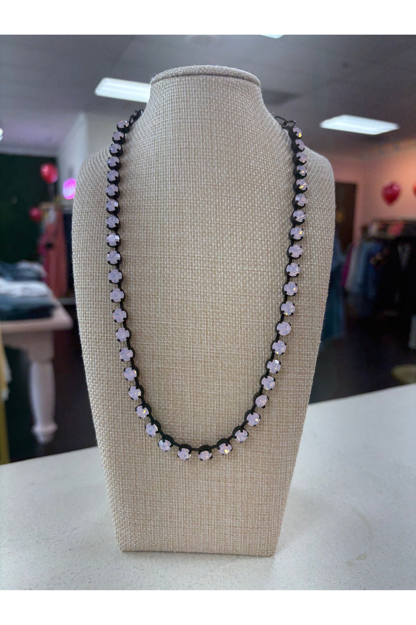 Tova Sarina Necklace- Smutt/Rose Opal