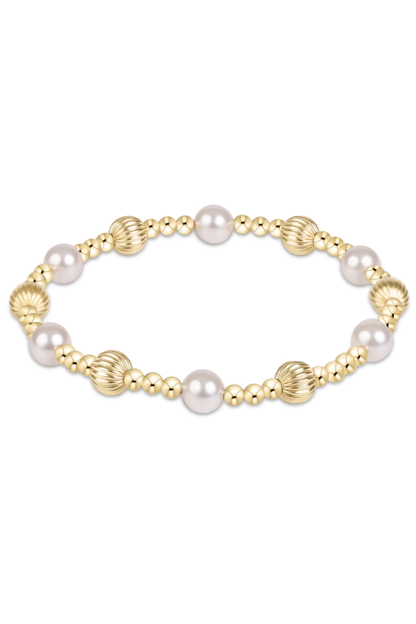 EN Dignity Sincerity Gold 6mm Pearl BDIGSING6PE