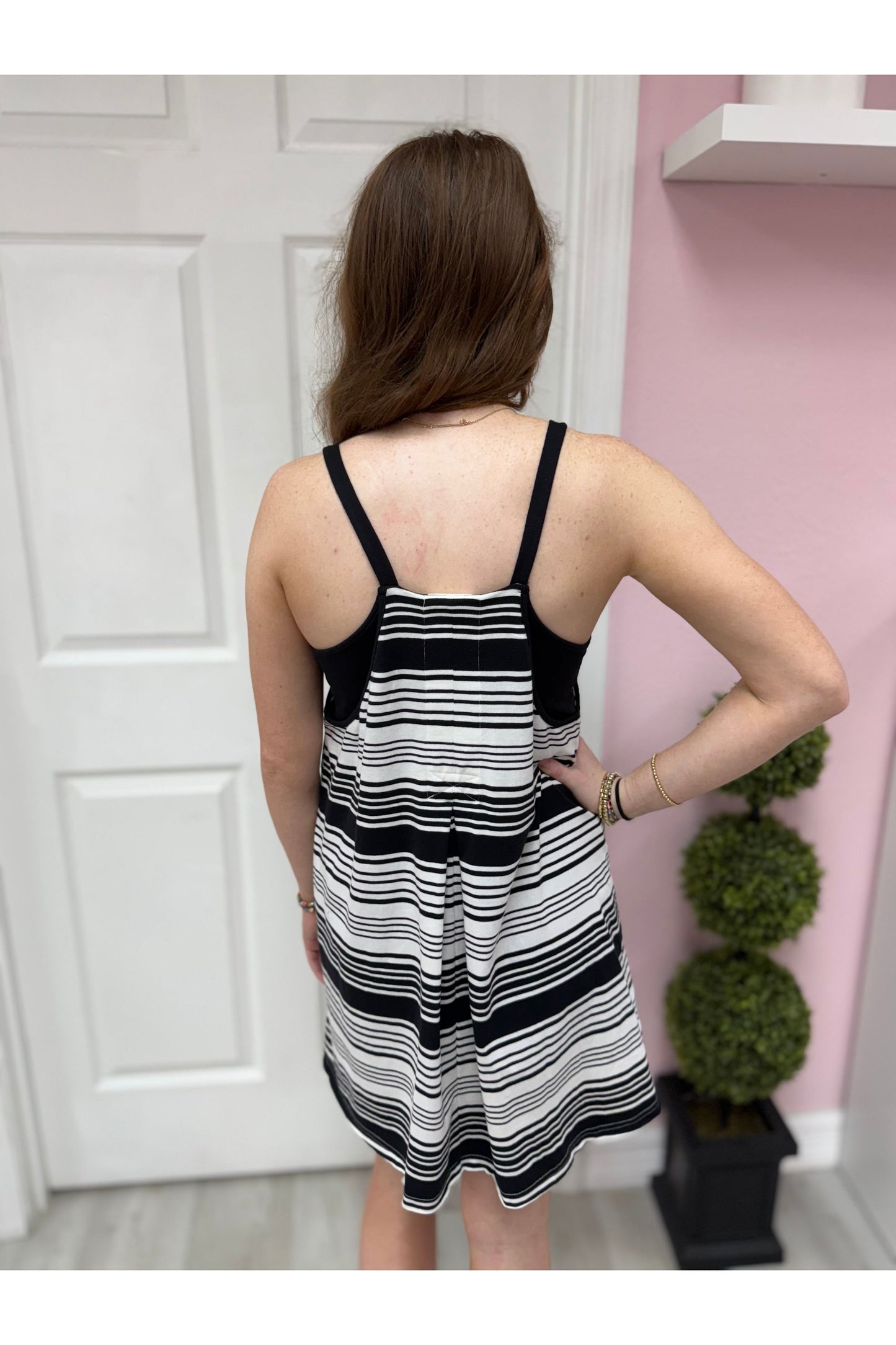 Stripes For The Win Dress