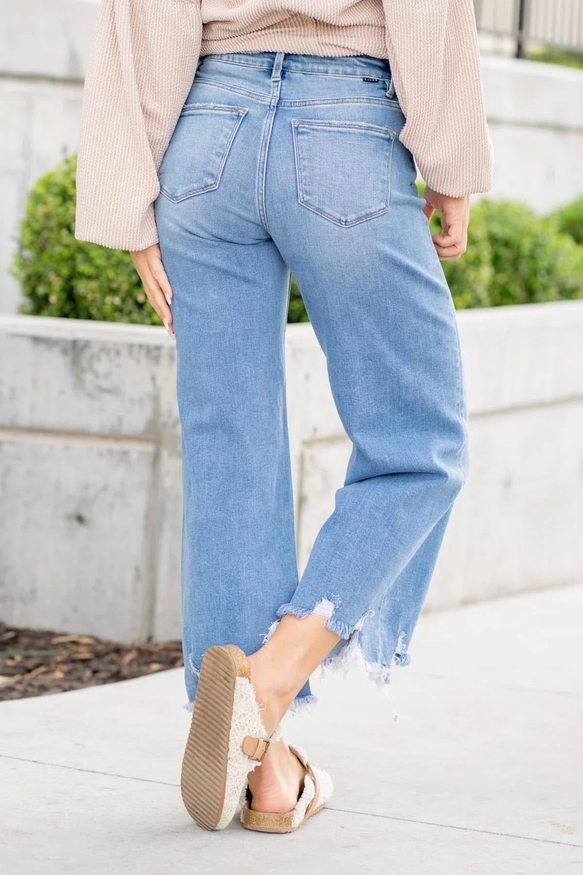 Risen High Rise Extreme Raw Hem