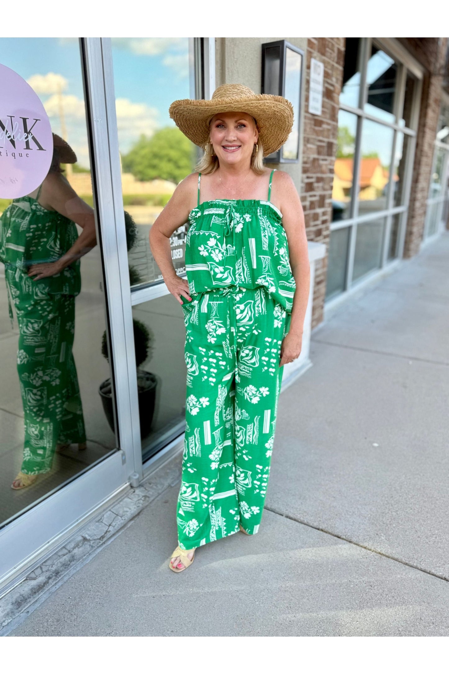 Frilly Floral Summer Pants