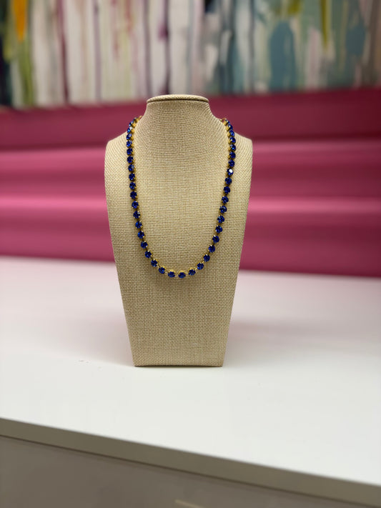 Tova Sarina Necklace In Solids- Sapphire