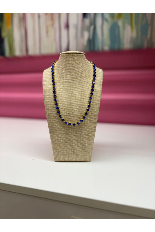 Tova Sarina Necklace In Solids- Sapphire
