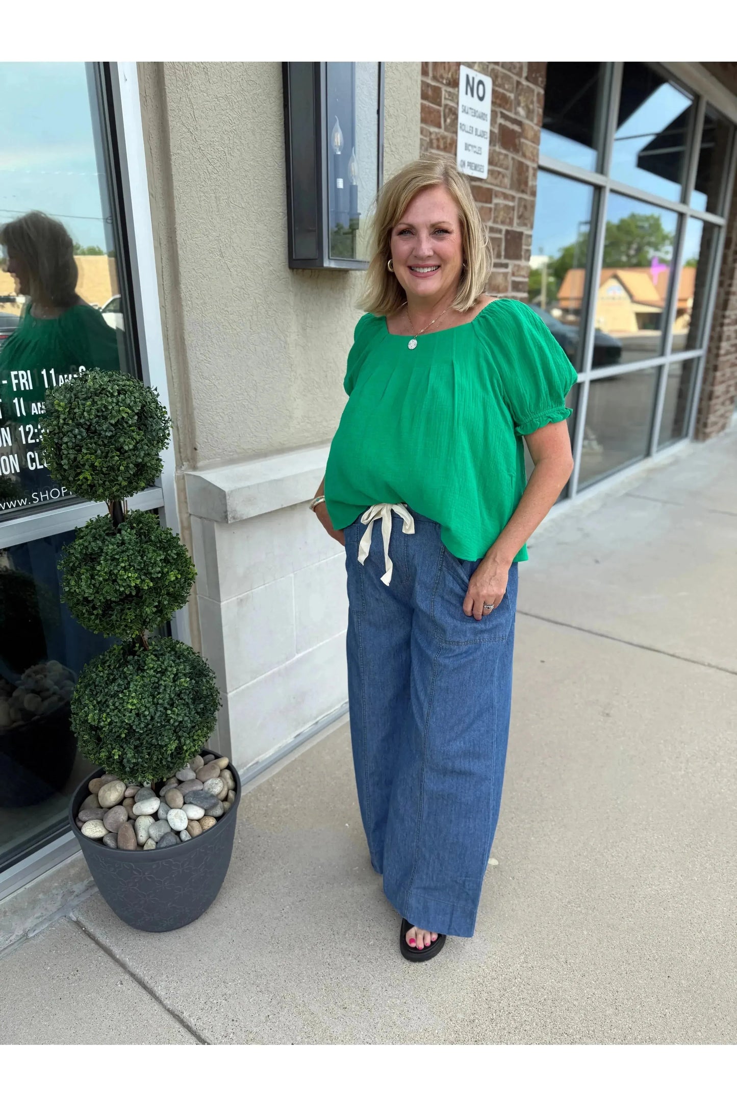 Lightweight Denim Pants