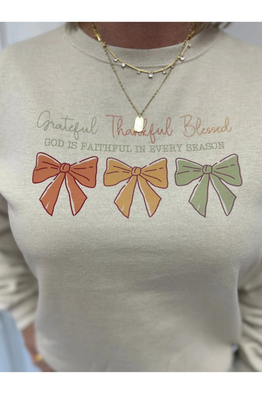 Grateful, Thankful, Blessed Sweatshirt