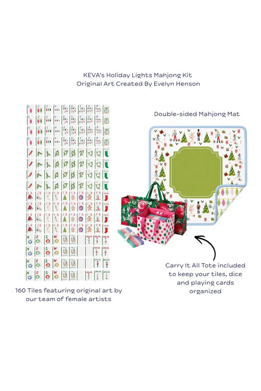 Holiday Lights Mahjong Kit