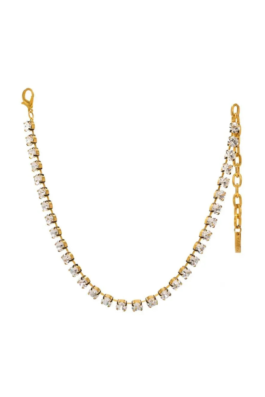 Tova Supreme Oakland Necklace Gold/Clear