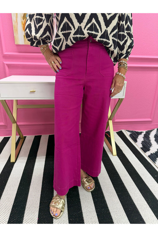 Soft Washed Wide Leg Pants