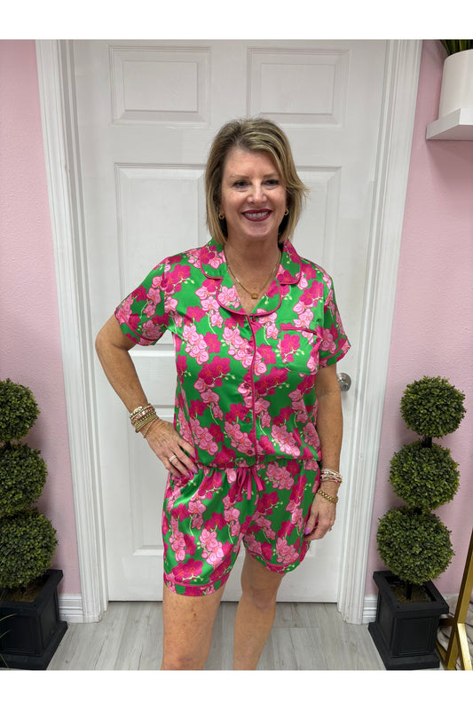 Charlotte Satin PJ Set