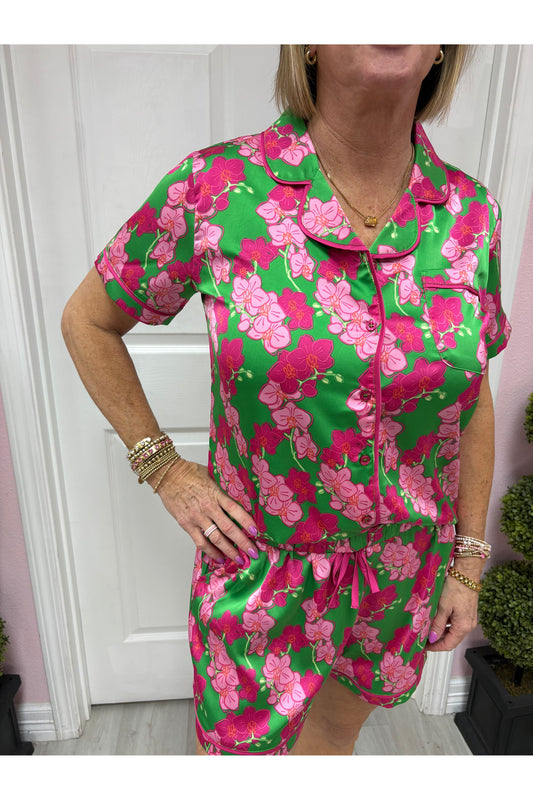 Charlotte Satin PJ Set