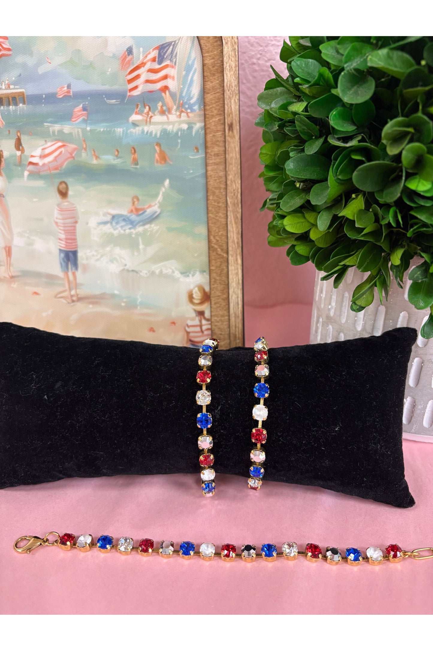 Tova Sarina Bracelet- Red, White & Blue