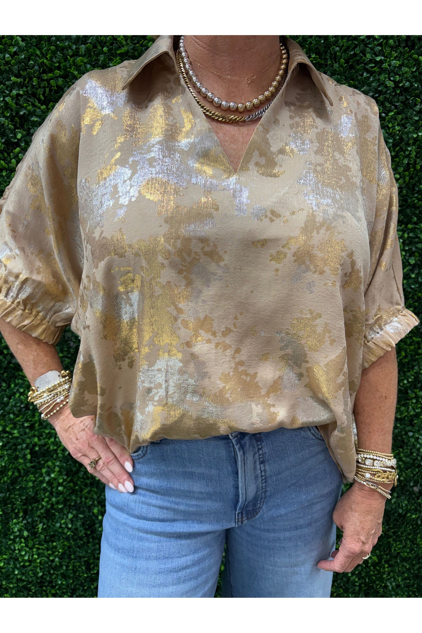 Marion Dolman Sleeve Blouse