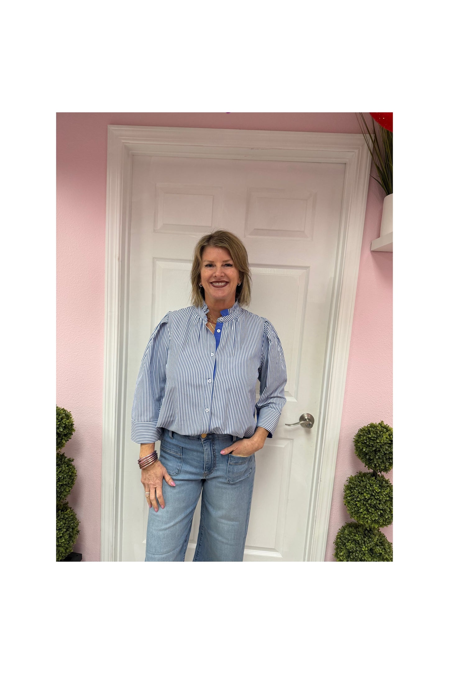 Vivienne Striped Blouse