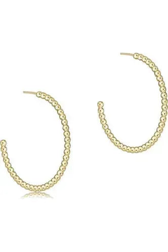 Beaded Classic 1/25" Post 2mm Gold