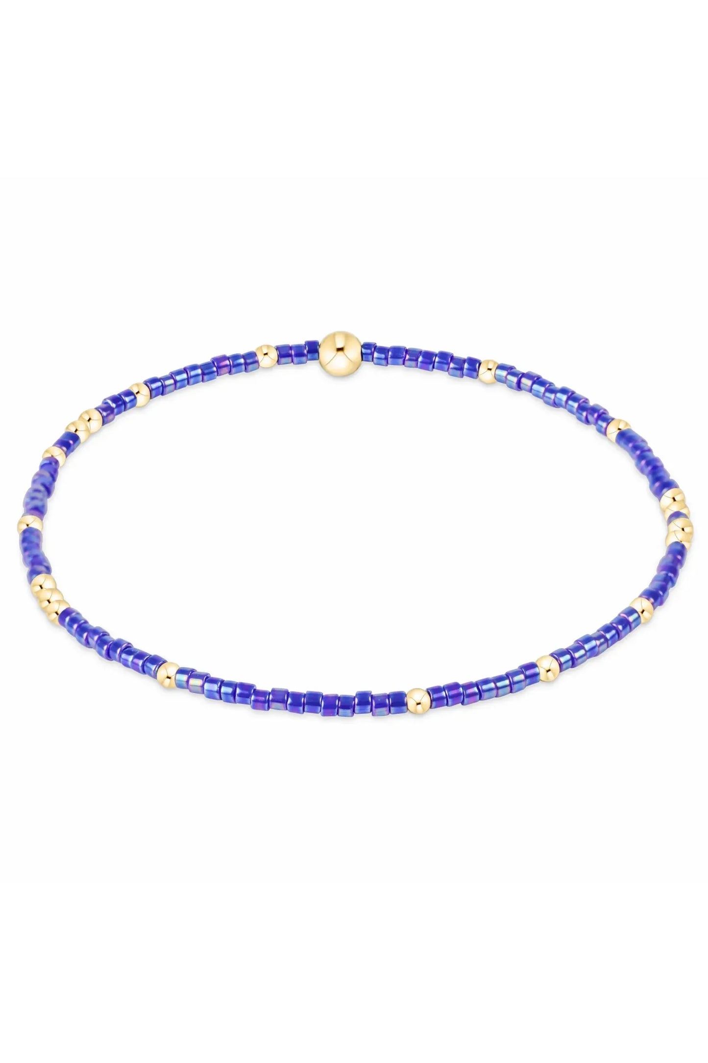 Hope Unwritten Bracelet-Blue Metallic BHOPUNWBMET