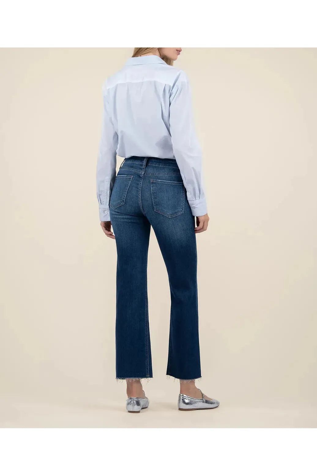 KFK Kelsey High Rise Ankle Flare w/Insert