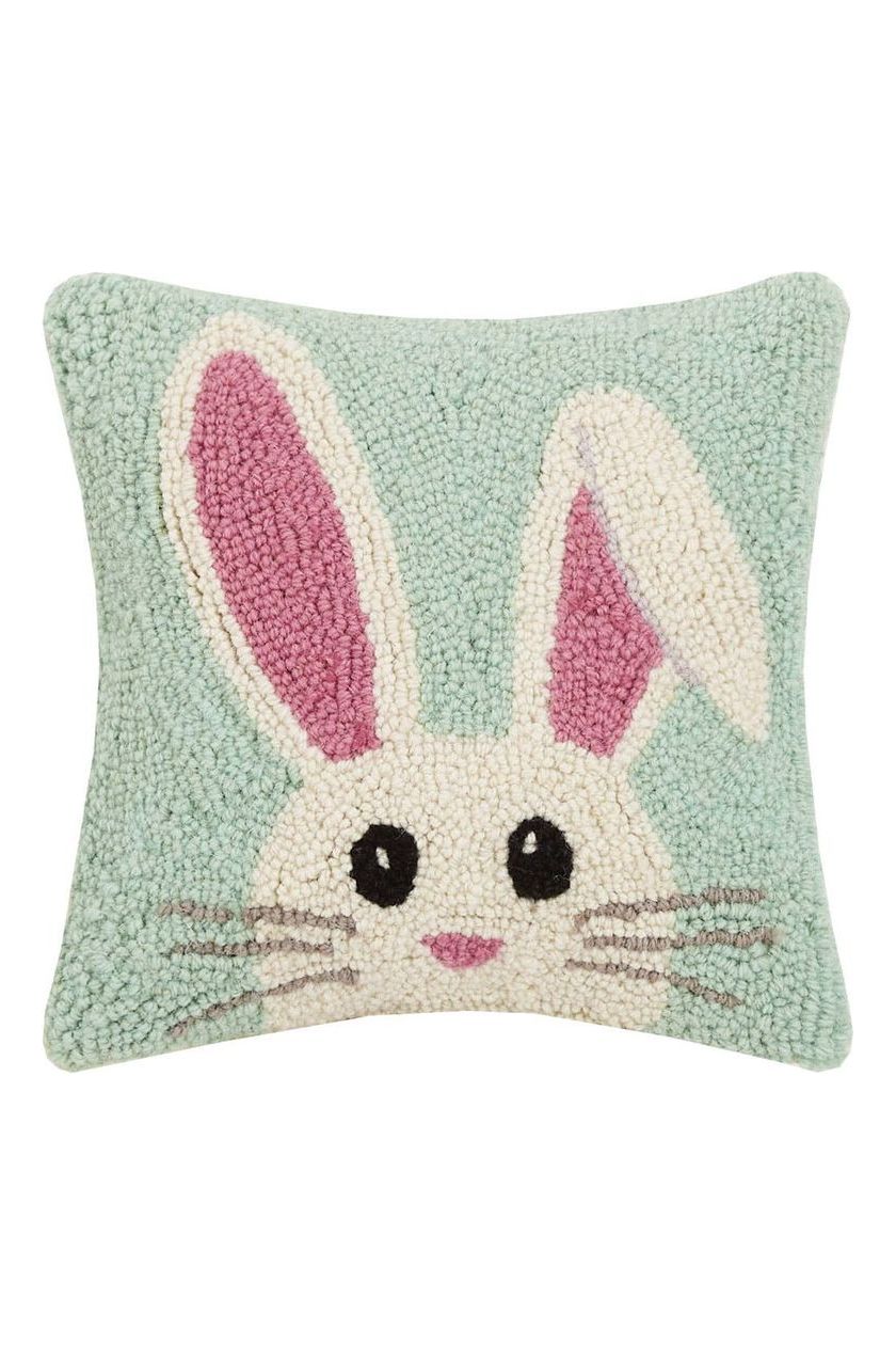 Hello Easter Bunny Hook Pillow